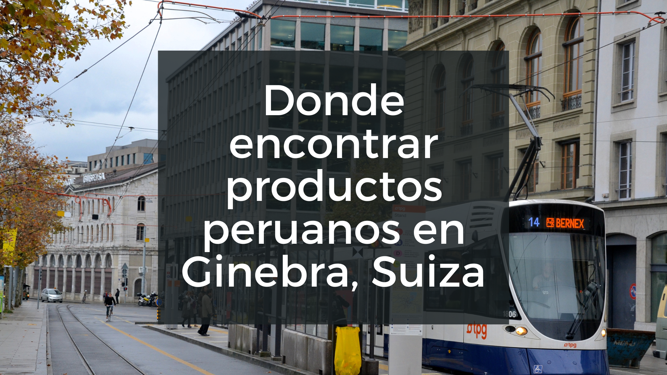 Dónde comprar productos peruanos en Ginebra