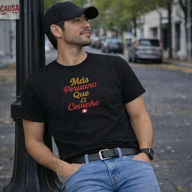 Camiseta Perú | Mas peruano que el ceviche Causa