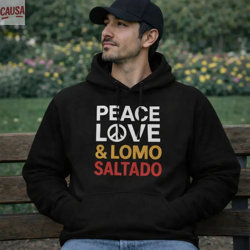 Sudadera Perú | Peace, love & lomo saltado Causa