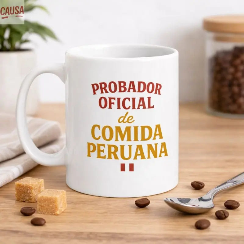 Taza, mug Perú | Probador oficial de comida peruana Causa