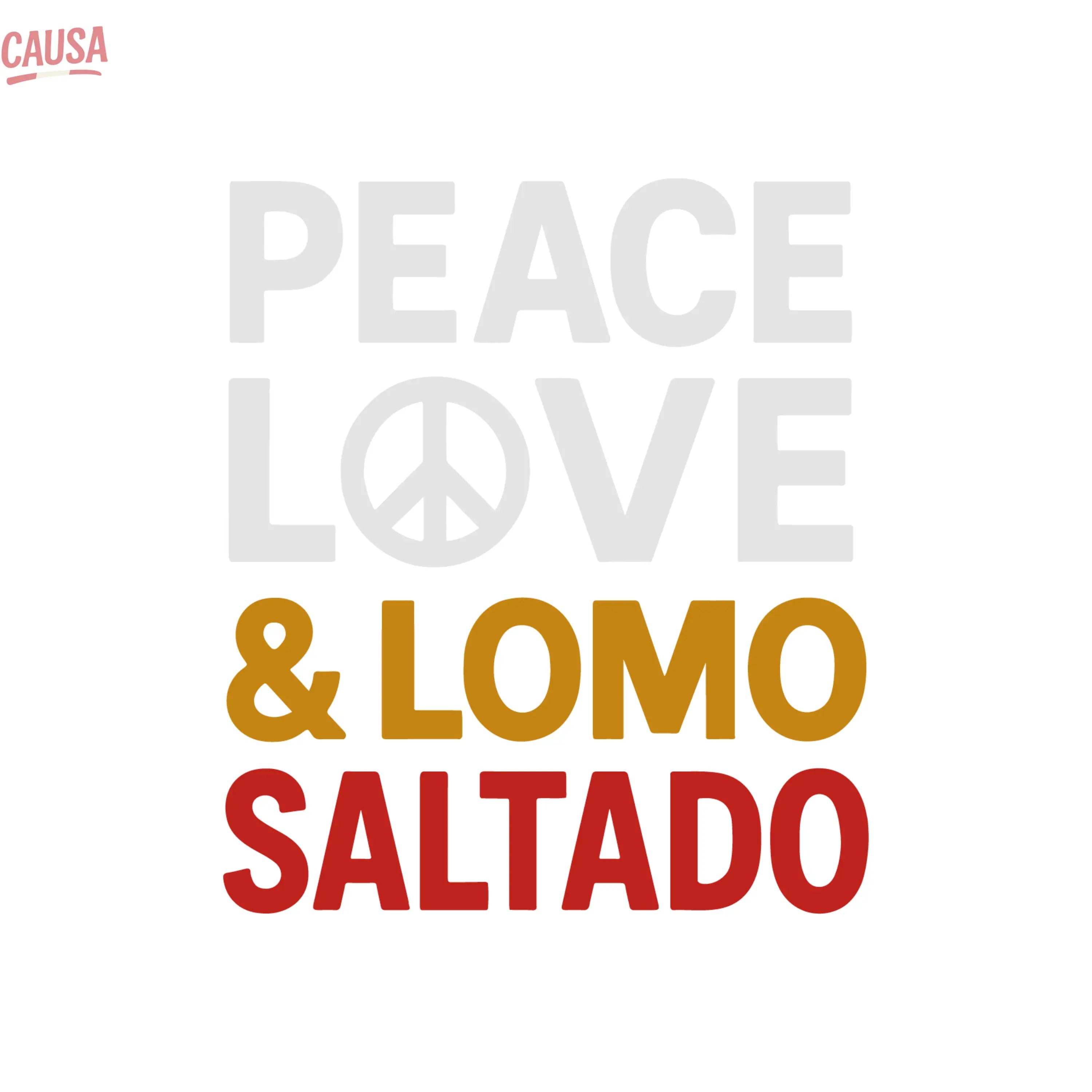 Sudadera Perú | Peace, love & lomo saltado Causa