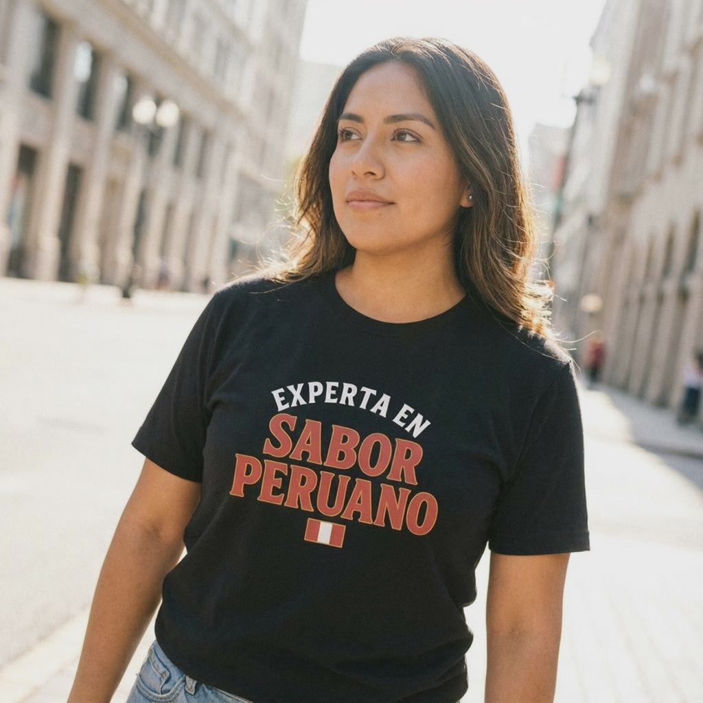 Camiseta Perú | Experta en Sabor Peruano
