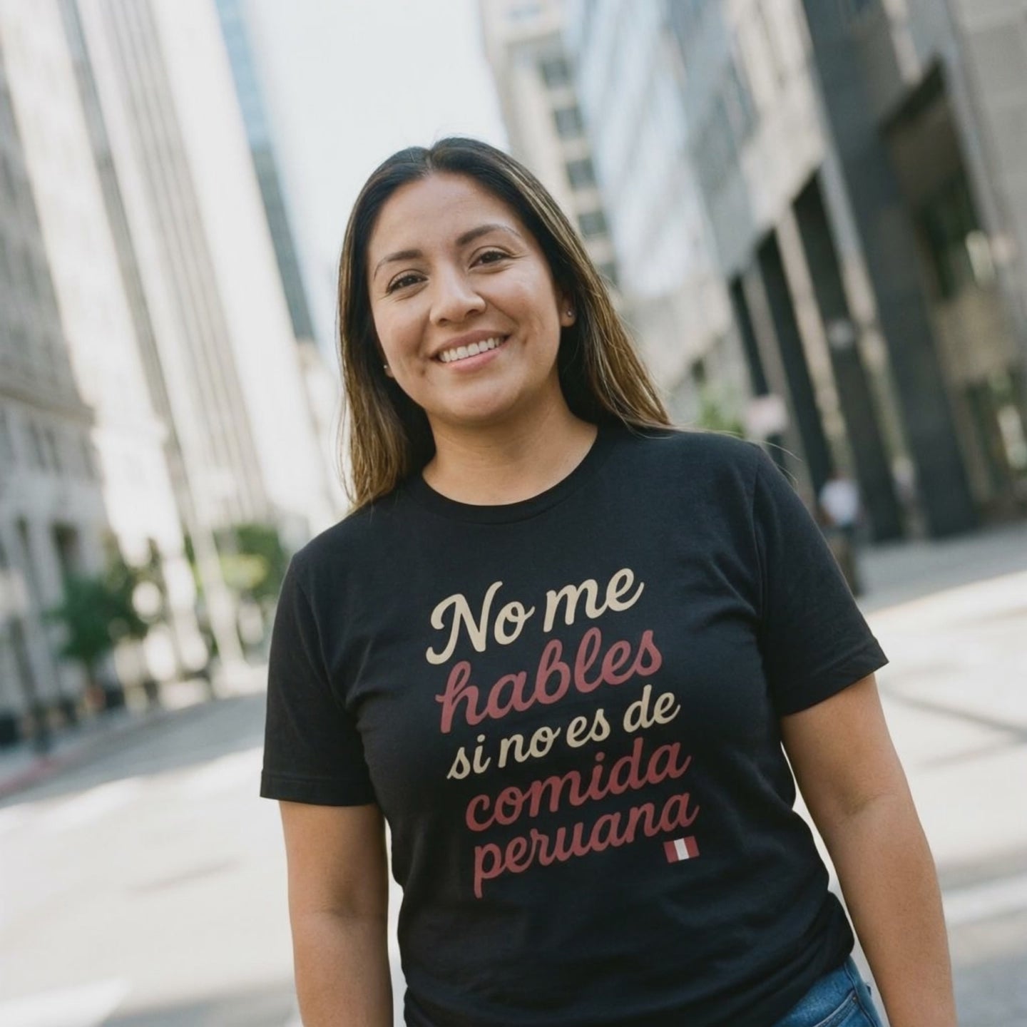 Camiseta Perú | No me hables si no es de comida peruana
