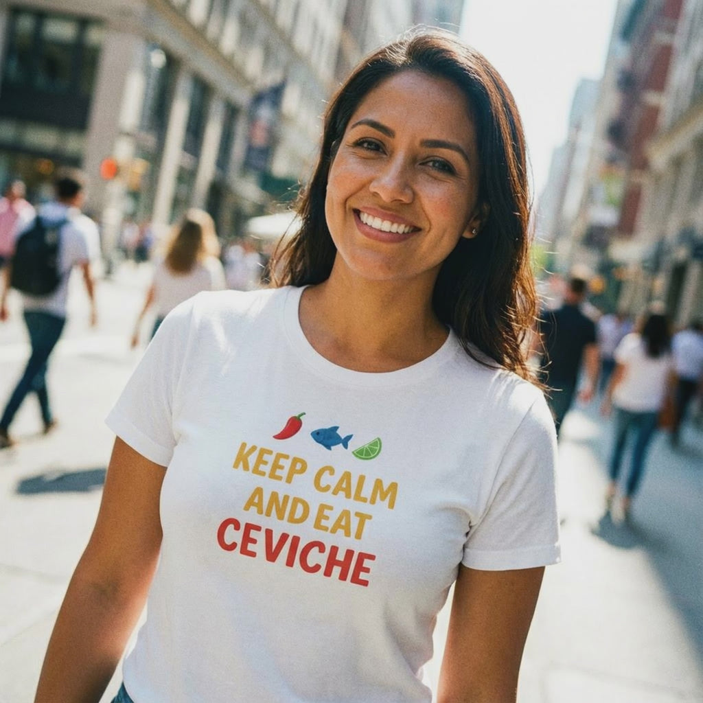 Camiseta Perú | Keep calm and eat ceviche